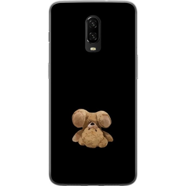 OnePlus 6T Läpinäkyvä kuori Ylösalaisin oleva karhu