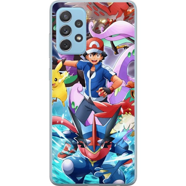 Samsung Galaxy A72 5G Genomskinligt Skal Pokemon