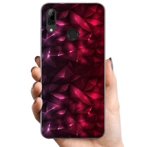 Huawei P smart 2019 TPU Mobildeksel Fristende Rød