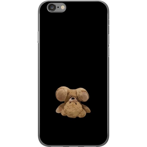 Apple iPhone 6 Genomskinligt Skal Upp och ner björn
