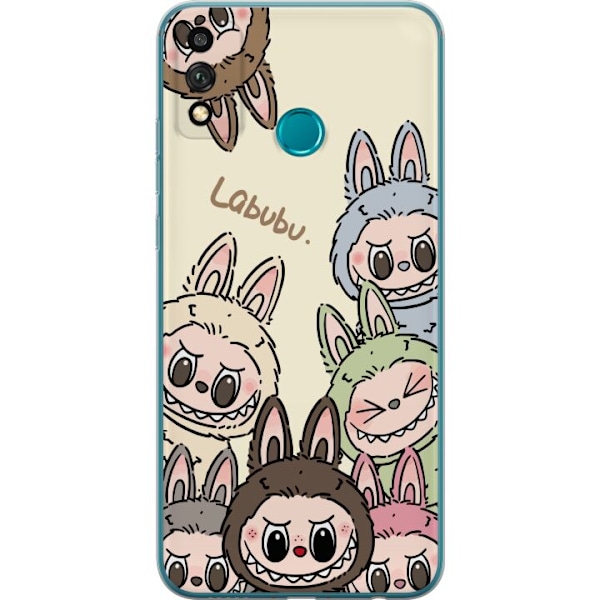 Honor 9X Lite Läpinäkyvä kuori Labubu Pastel Collection