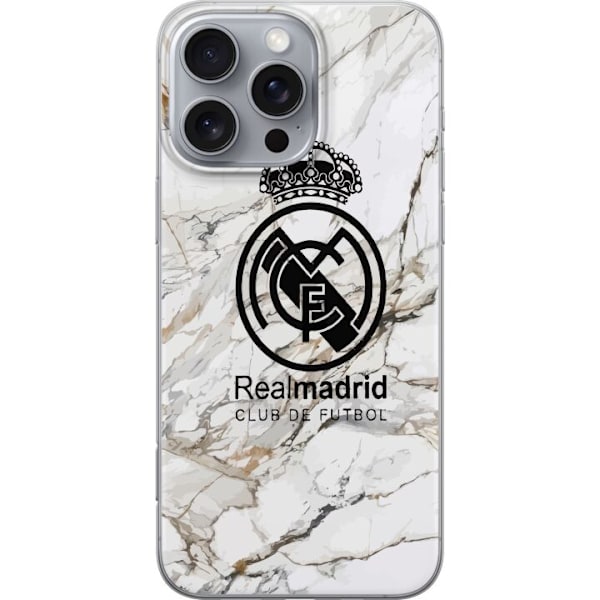 Apple iPhone 16 Pro Max Gjennomsiktig deksel Real Madrid