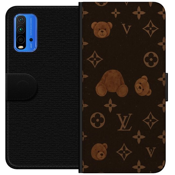 Xiaomi Redmi Note 9 4G Lompakkokotelo Plush Luxe