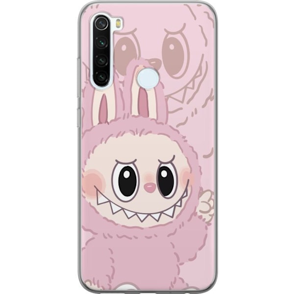 Xiaomi Redmi Note 8 Gennemsigtig cover Labubu Floral Freak