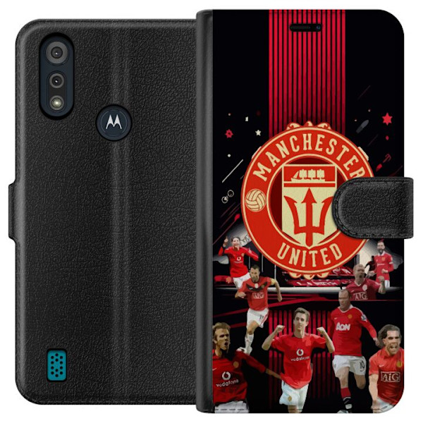 Motorola Moto E6i Lommeboketui Manchester United F.C.