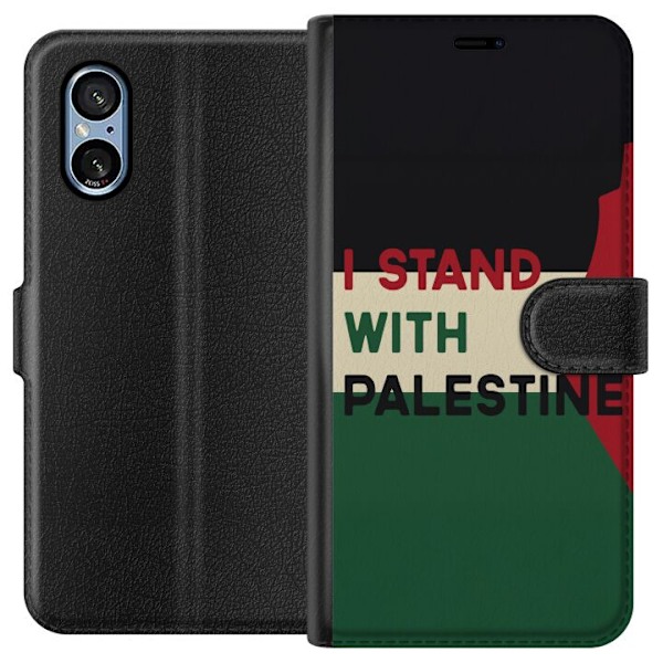 Sony Xperia 10 VI Lompakkokotelo Pysähdy Palestiinan puolesta