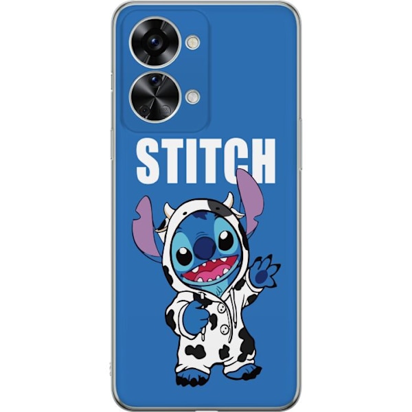 OnePlus Nord 2T Genomskinligt Skal Stitch