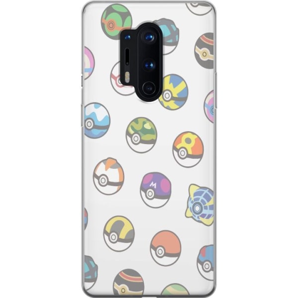 OnePlus 8 Pro Gennemsigtig cover Pokemon