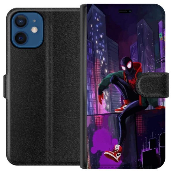 Apple iPhone 12 mini Lompakkokotelo Fortnite - Spider-Man
