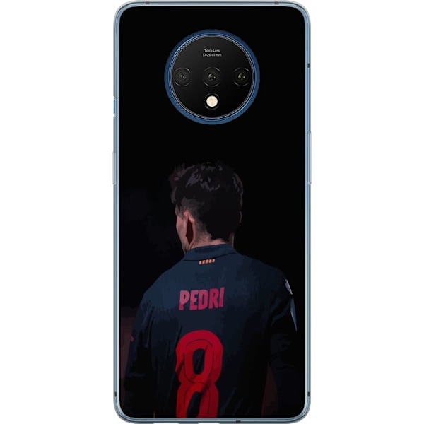 OnePlus 7T Gennemsigtig cover Pedri FC Barcelona Fodbold Spans