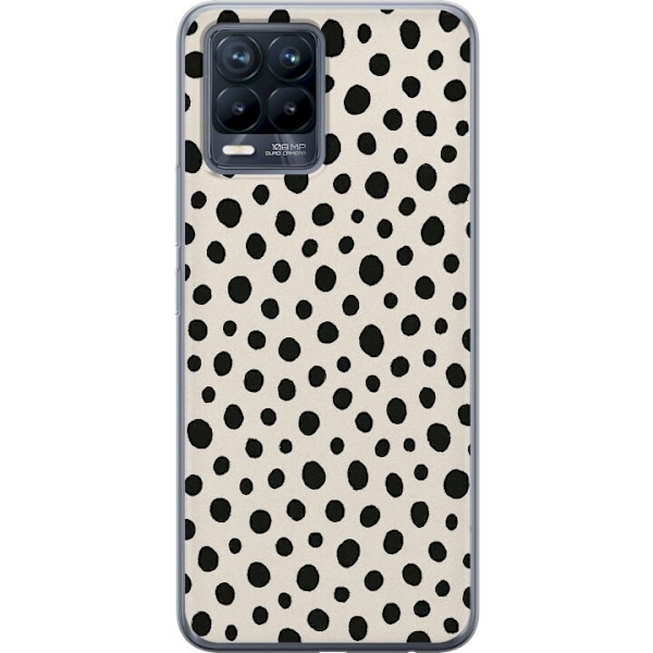 Realme 8 Läpinäkyvä kuori Dot Dance