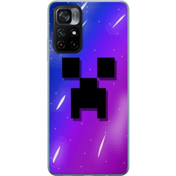 Xiaomi Poco M4 Pro 5G Genomskinligt Skal Minecraft