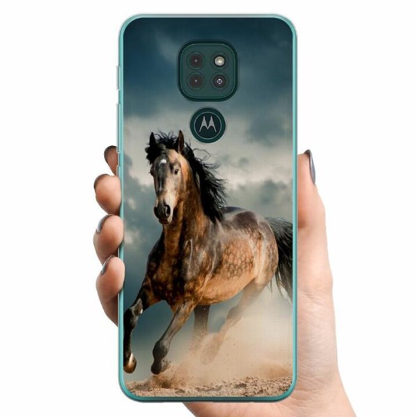 Motorola Moto G9 Play TPU Mobilskal Häst