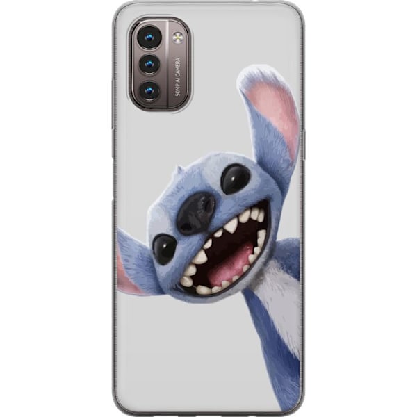 Nokia G21 Gjennomsiktig deksel Stitch i Fart - Kawaii Design f