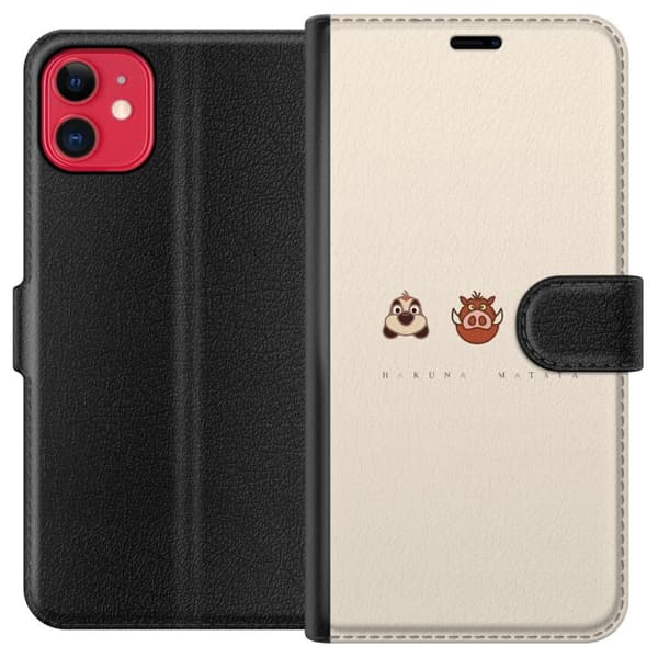 Kompatibel Tegnebogsetui til Apple iPhone 11 Hakuna matata