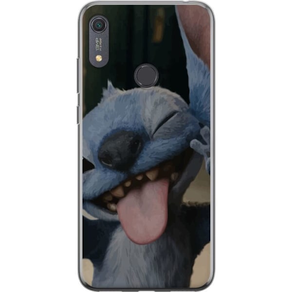Huawei Y6s (2019) Gennemsigtig cover Stitch Sød Alien - Blå