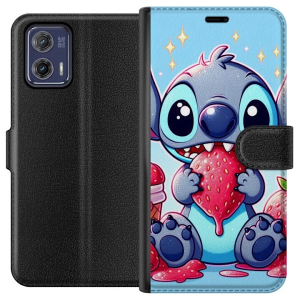 Motorola Moto G73 Tegnebogsetui Strawberry Stitch