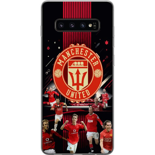 Samsung Galaxy S10 Gennemsigtig cover Manchester United F.C.