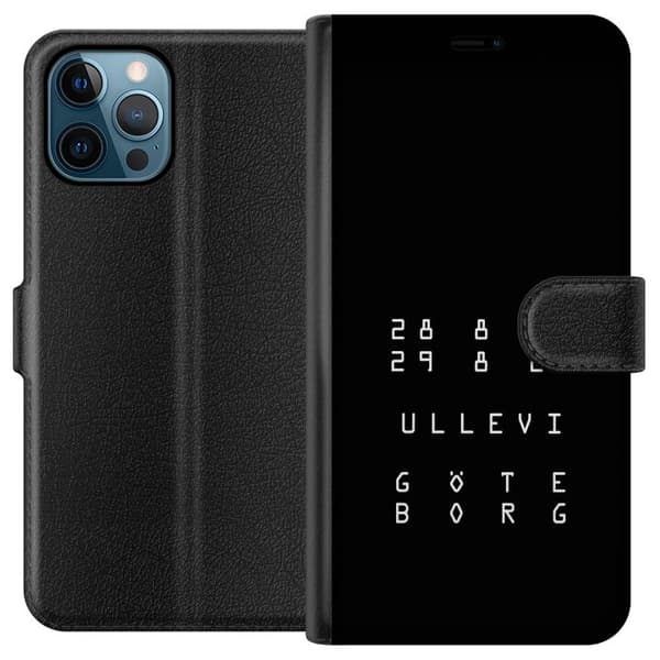 Kompatibelt Lommeboketui til Apple iPhone 12 Pro Max Ullevi Göteborg 2026 hvit