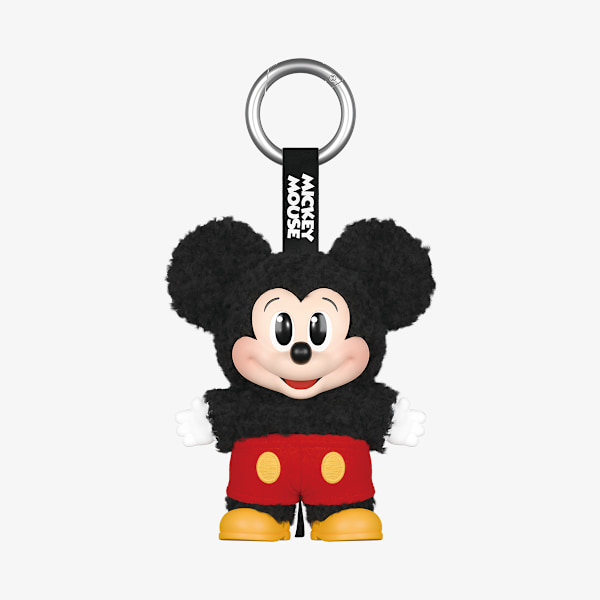 Labubu Mickey Family Keychain Series 17 cm Pop Mart Vinylfigur Blind Box | Designer Toy | Exklusiv Samlarfigur | Trendig Bag Charm | Disney Edition