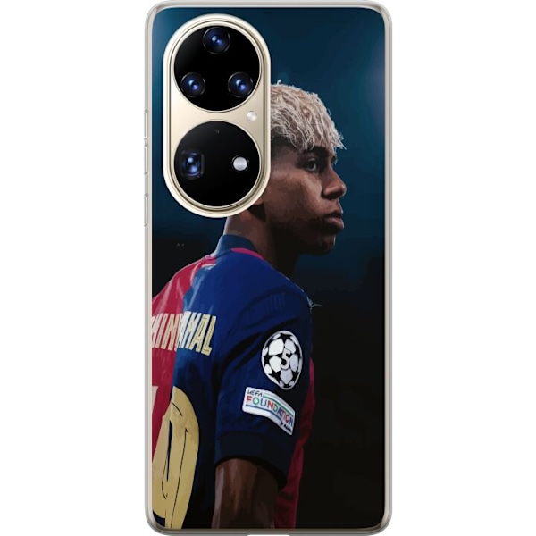 Huawei P50 Pro Läpinäkyvä kuori Lamine Yamal - Barcelonan i