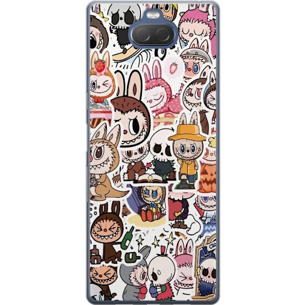 Sony Xperia 10 Plus Läpinäkyvä kuori Labubu All-Stars – P