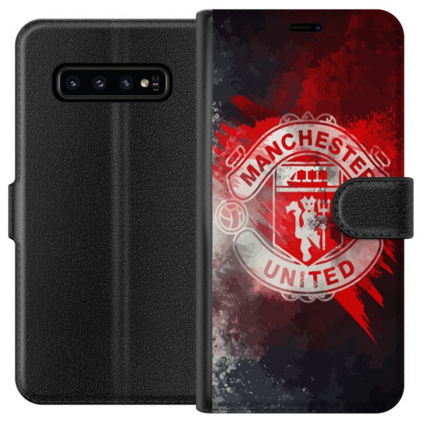 Samsung Galaxy S10 Plånboksfodral Manchester United FC