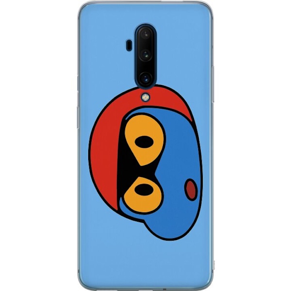 OnePlus 7T Pro Läpinäkyvä kuori Bold Bot Head