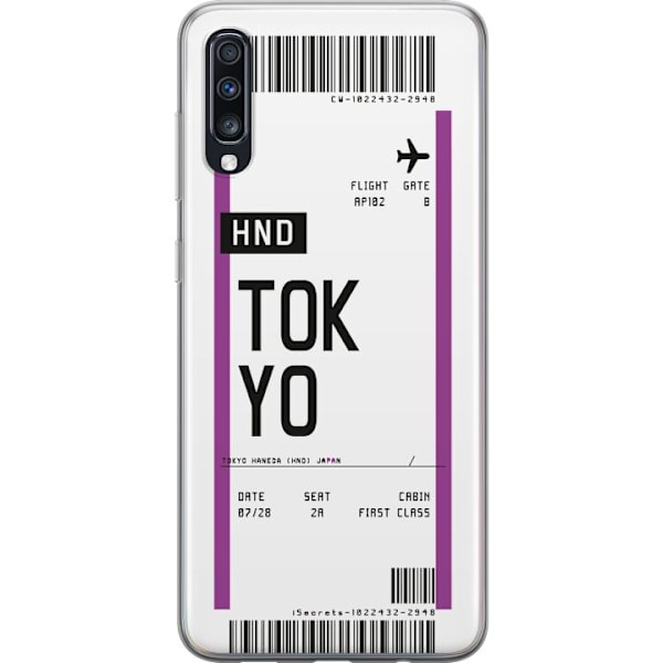 Samsung Galaxy A70 Gennemsigtig cover Tokyo