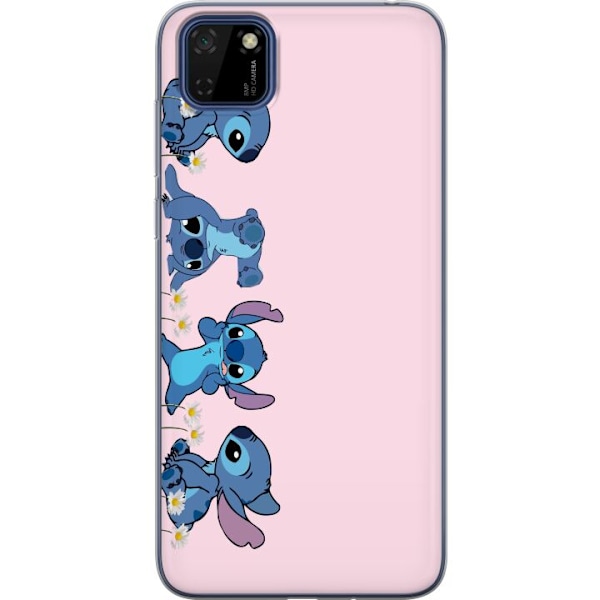 Huawei Y5p Genomskinligt Skal Stitch Skratt & Bus – Perfekt för Mobilskal eller Poster