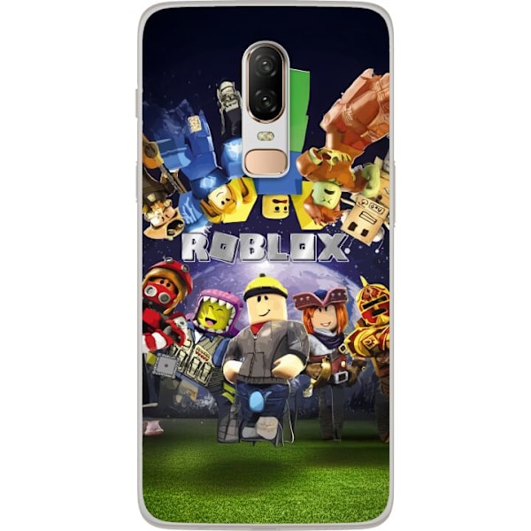 OnePlus 6 Gjennomsiktig deksel Roblox Verden - Spilleventyr fo