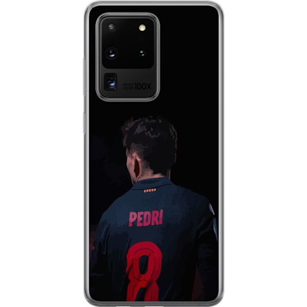 Samsung Galaxy S20 Ultra Gjennomsiktig deksel Pedri FC Barcelo