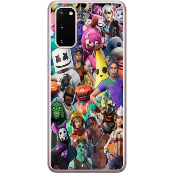 Samsung Galaxy S20 Gennemsigtig cover Fortnite