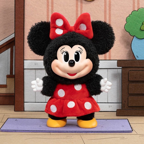 POP Mart Mickey Family Cute Together Keychain Series Vinyl Plush Blind Box