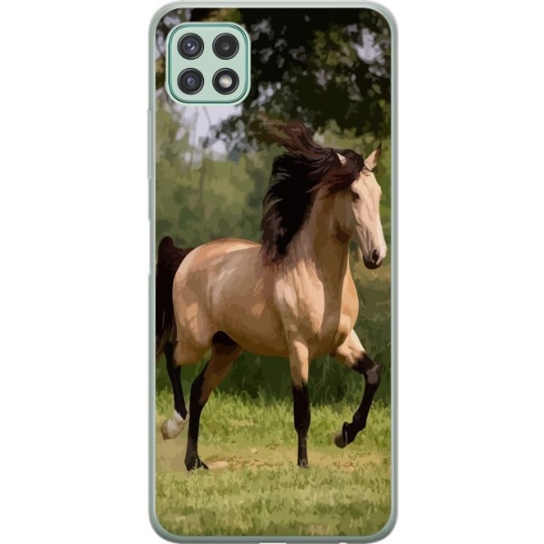 Samsung Galaxy A22 5G Genomskinligt Skal Häst