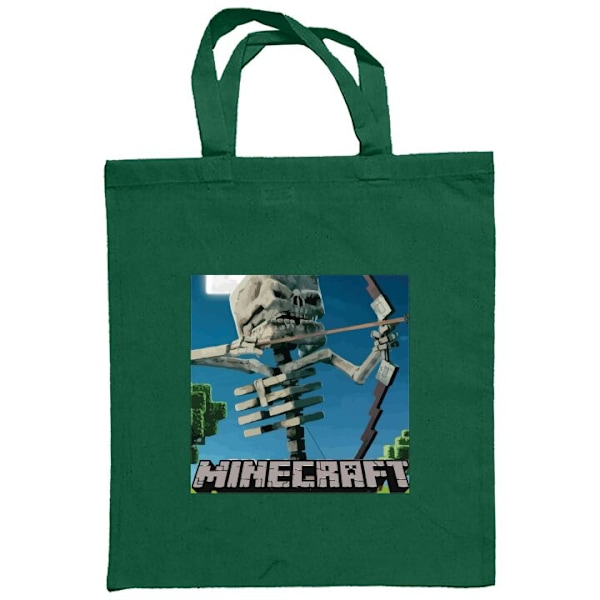 Tygpåse | Hållbar Shoppingväska i Tyg A Minecraft Movie Mörkgrön one size