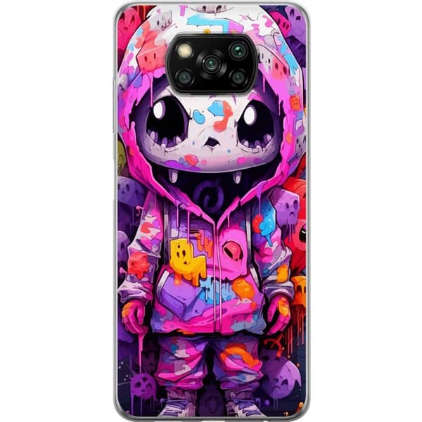 Kompatibelt Mobilskal till Xiaomi Poco X3 NFC Anime