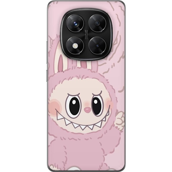 Xiaomi Redmi Note 14 Pro Läpinäkyvä kuori Labubu Floral Freak