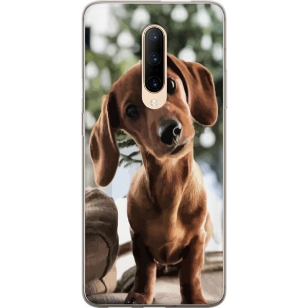 OnePlus 7 Pro Gennemsigtig cover Ung Hund