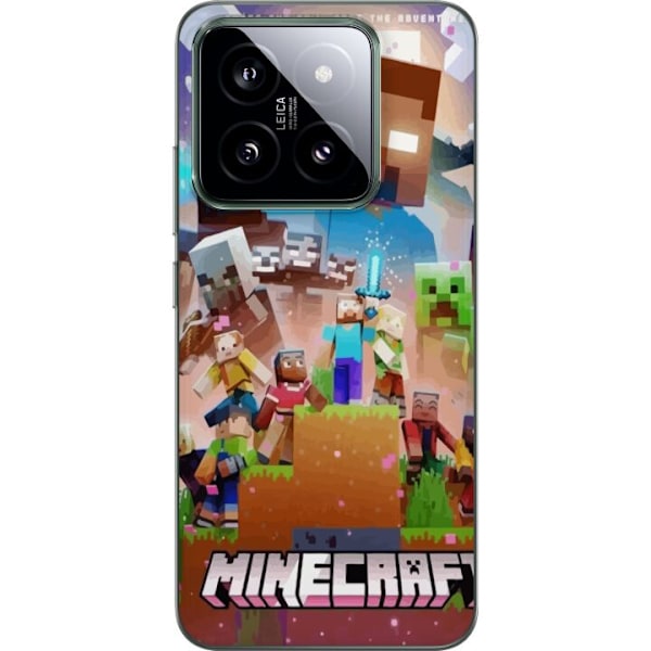 Xiaomi 14 Läpinäkyvä kuori Minecraft