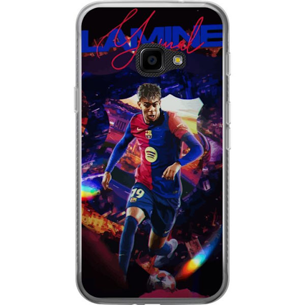 Samsung Galaxy Xcover 4 Läpinäkyvä kuori Yamal Rising Talent FC Barcelona Pelaaja Nuori Jalkapalloilija Suosittu Motiivi Urheilu Espanja Lahjakkuus