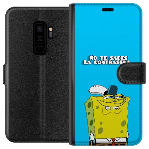 Kompatibelt Plånboksfodral till Samsung Galaxy S9+ SpongeBob SquarePants