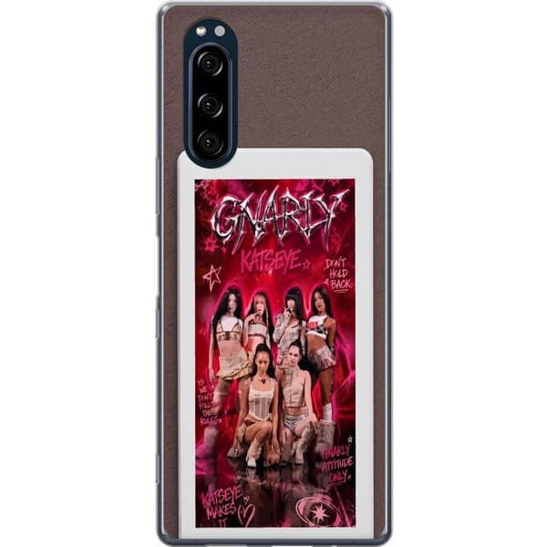 Kompatibelt Mobilskal till Sony Xperia 5 KATSEYE rosa