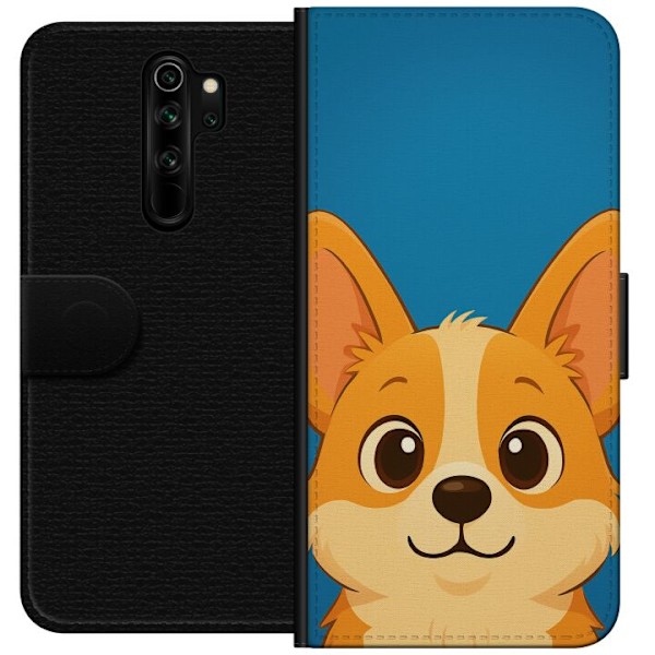 Xiaomi Redmi Note 8 Pro  Tegnebogsetui Hello Corgi