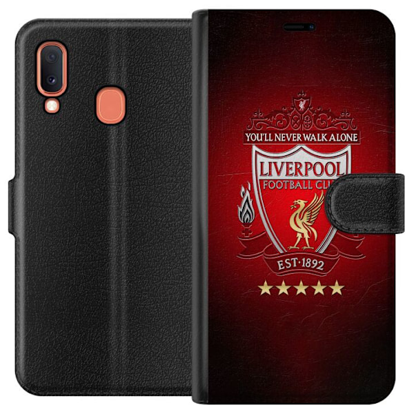 Samsung Galaxy A20e Tegnebogsetui YNWA Liverpool