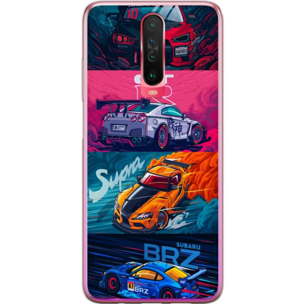Xiaomi Redmi K30 Läpinäkyvä kuori Subaru Racing