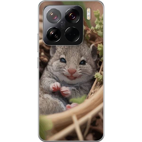 Xiaomi 15 Pro Gennemsigtig cover Rotte Smilende Dyremotiv By Motiv Urban Grafisk Design Populært Sjovt Motiv Kunstart Stil