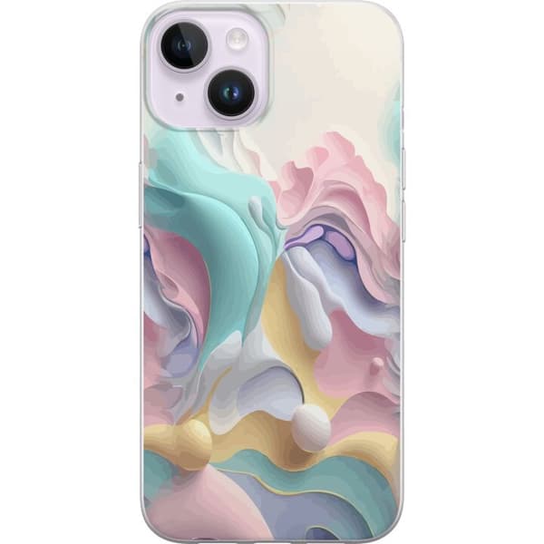 Kompatibelt Mobildeksel til Apple iPhone 15 Plus Pastell