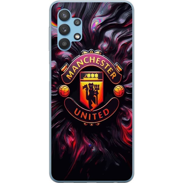 Samsung Galaxy A32 5G Läpinäkyvä kuori Manchester United