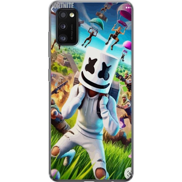 Samsung Galaxy A41 Läpinäkyvä kuori Fortnite